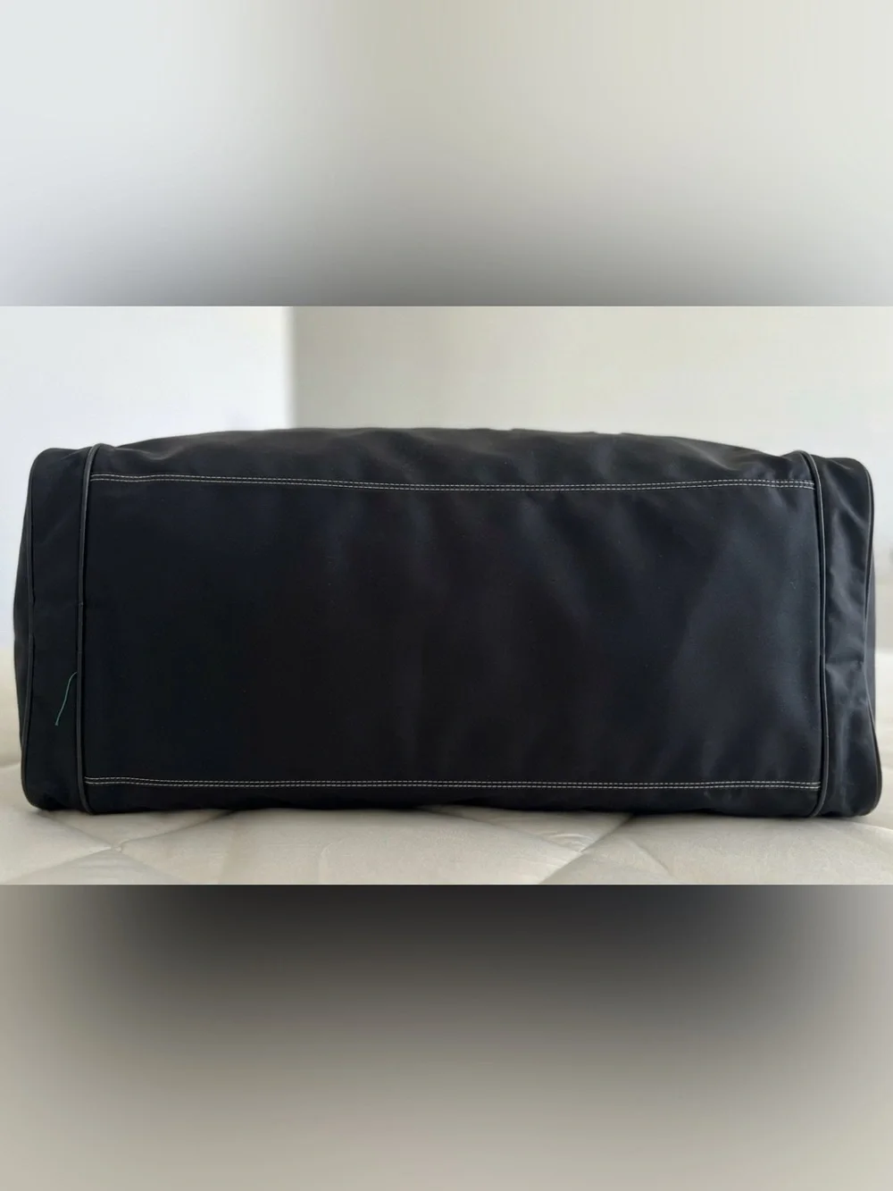 Vintage 90s Adidas Duffel Bag – Black/White Nylon – Taiwan - Rare